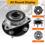 2 Front Wheel Hub & Bearings 513315 for Chevy Cruze (2011–2016) 15" Wheels
