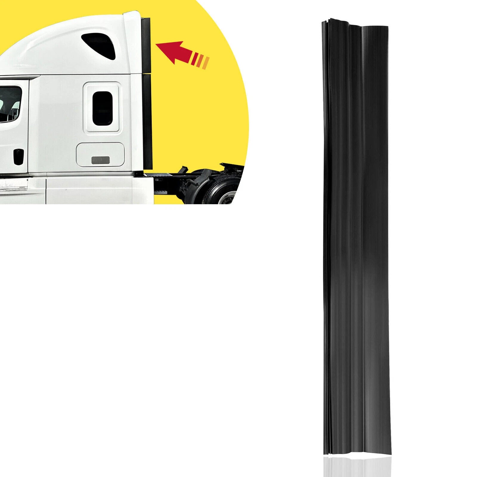 Upper Sleeper Cab Fairing Extension for Freightliner Cascadia (2008-2020)