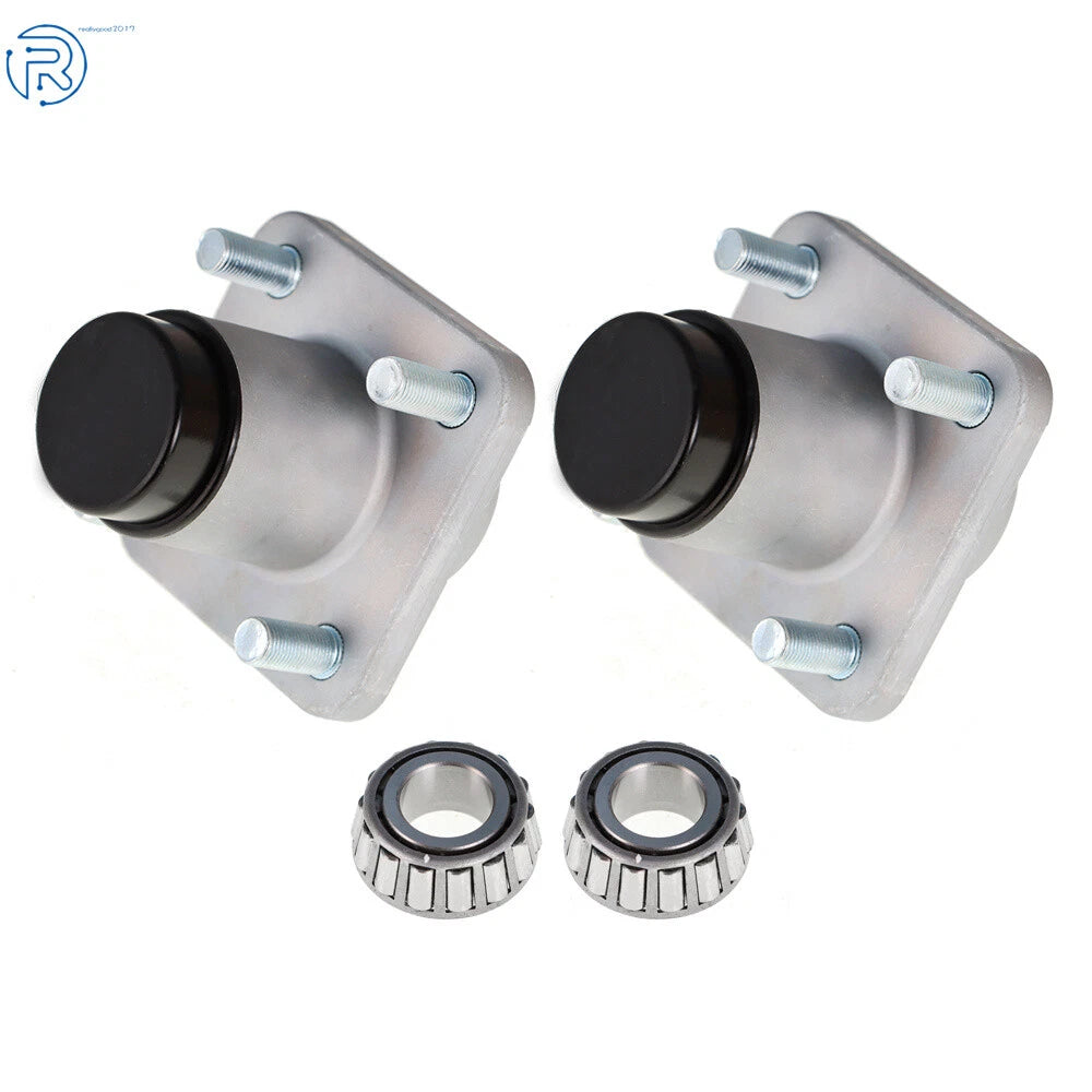 2X Front Wheel Hub Kit Bearing Seals for Club Car DS (1982–2002)
