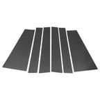6 Pcs Door Pillar Window Trim for Toyota Sienta (2022–2024) Carbon Fiber