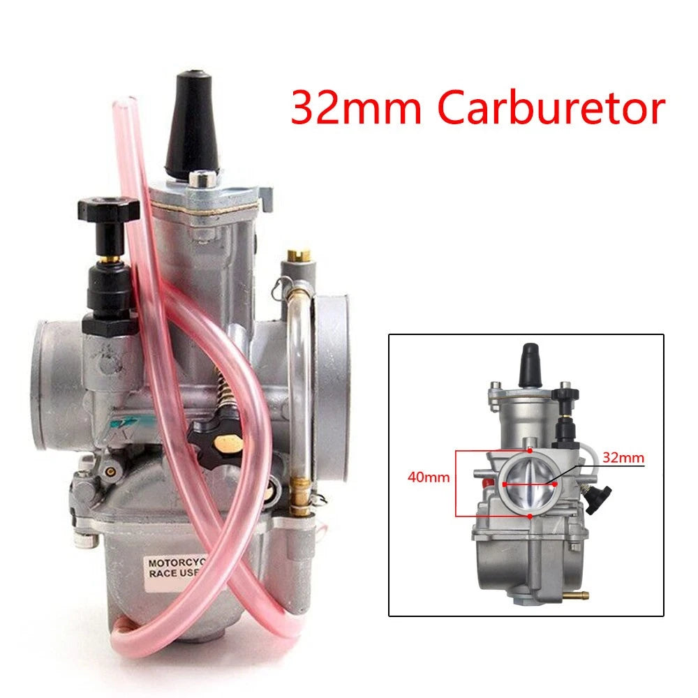 32mm Carburetor for PWK32 Keihin KOSO OKO Dirt Pit Bike ATV Go Kart (All Years)