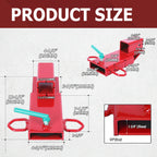 Clamp On Forklift Trailer Hitch 2" Receiver Towing Adapter