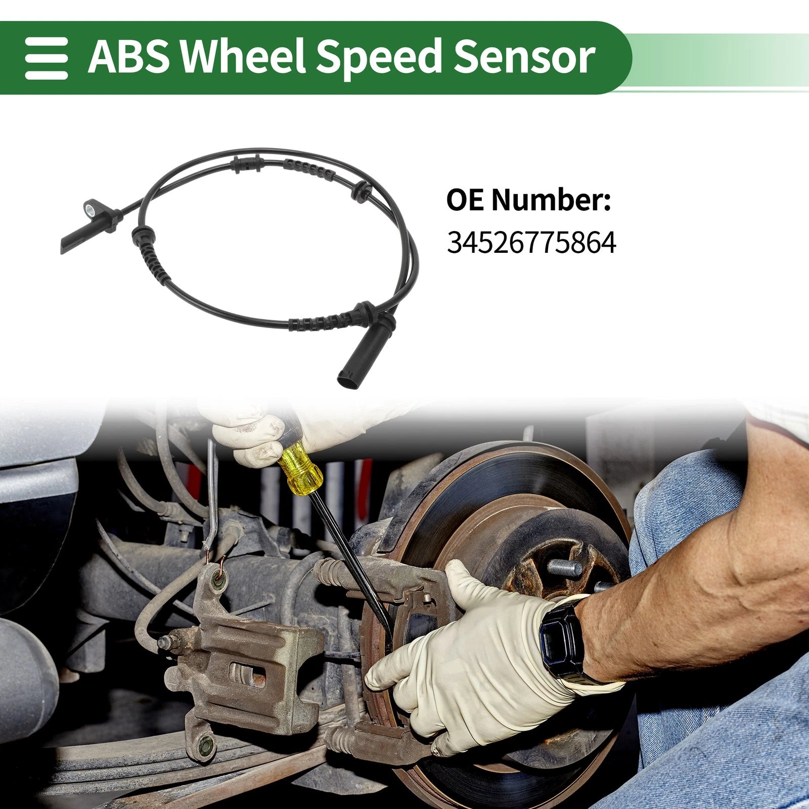 ABS Wheel Speed Sensor No. 34526775864 for BMW 760Li (2010–2015)