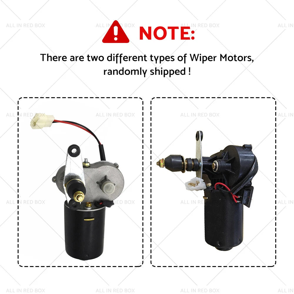 12V Electric Windshield Wiper Motor for Universal Car (Universal Fit)