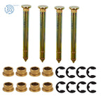 Set of 4 Heavy Duty Door Hinge Pins Bushing Kit for Ford F-150 F-250 F-350 Bronco
