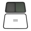 24" x 36" Vertical Sliding RV Window Tempered Glass with Mesh Screen