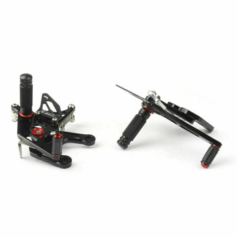 Black Racing Rearsets Footpegs for Kawasaki Ninja ZX10R ZX1000 (2011–2015) #8