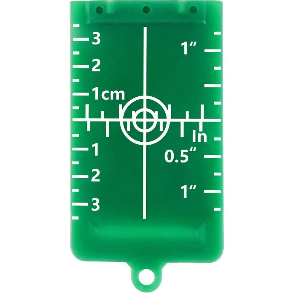 Light Beam Target with Magnetic Base and Dual Color Reflectivity (10.5x5.5 cm)