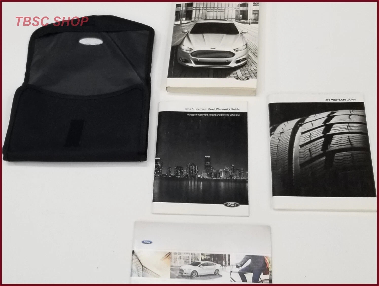 Factory Owners Manual Set for Ford Fusion (2014)