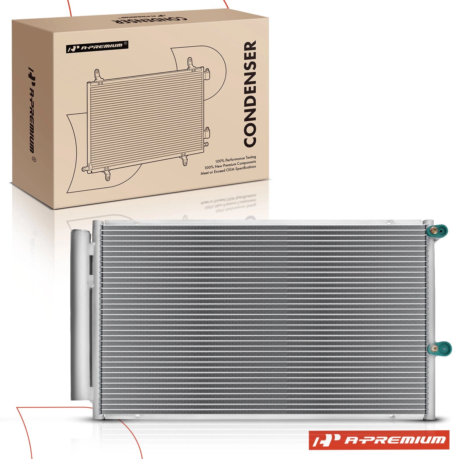 A/C Condenser with Receiver Drier for Toyota Prius (2004–2009)