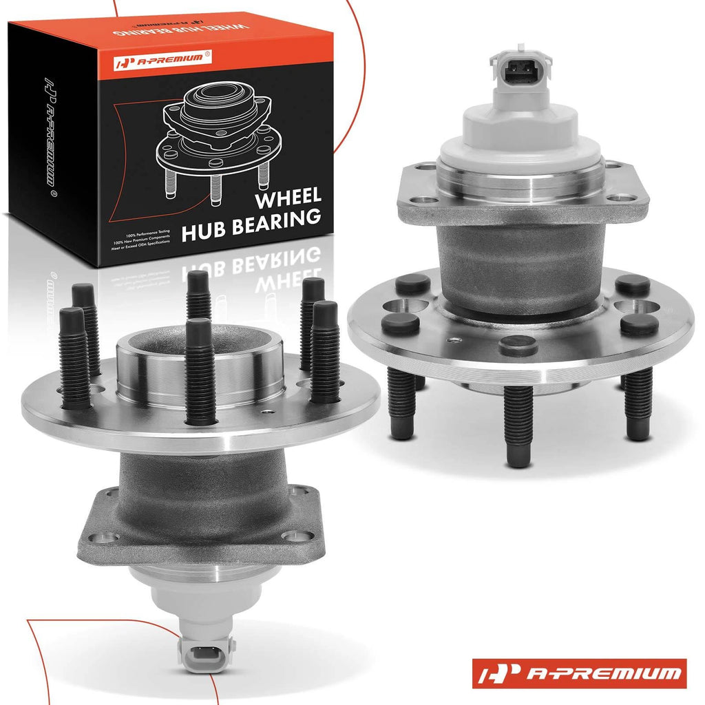 2x Rear Wheel Hub & Bearing Assembly with ABS for Chevrolet Uplander (2006–2009)