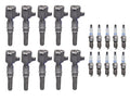Set of 10 Ignition Coils & Spark Plugs for Ford 6.8L V10 (2000–2008)