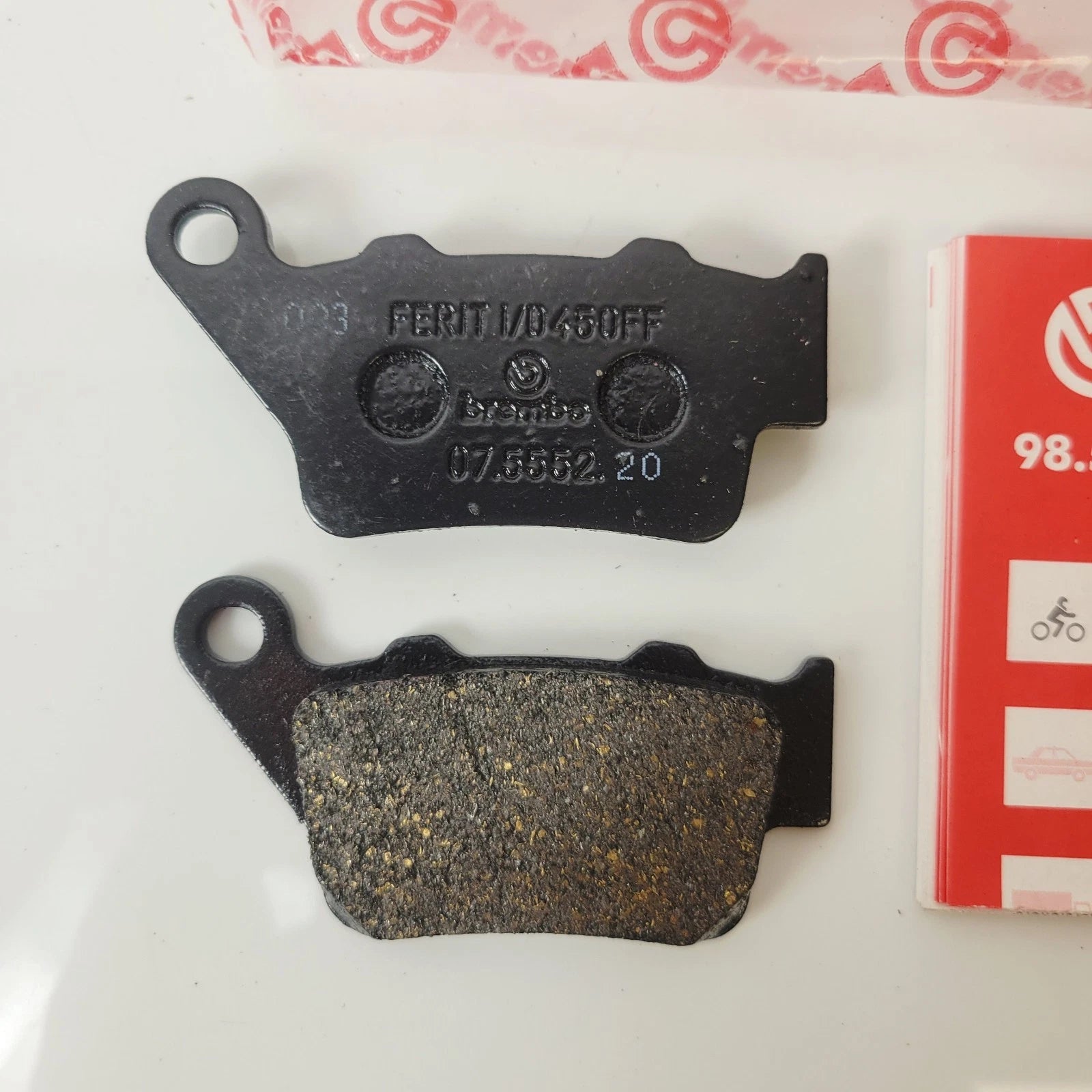 Set of 2 Rear Brake Pads for Ducati Scrambler (Sixty2 800 803 1100) 61340761A