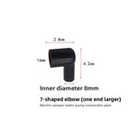 Water Pump Adapter Hose Connector 7 Shaped Elbow for Electric Sprayers
