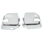 Set of 2 Chrome Side Mirror Covers with Turn Signal for Ford F250 F350 (2017–2022)