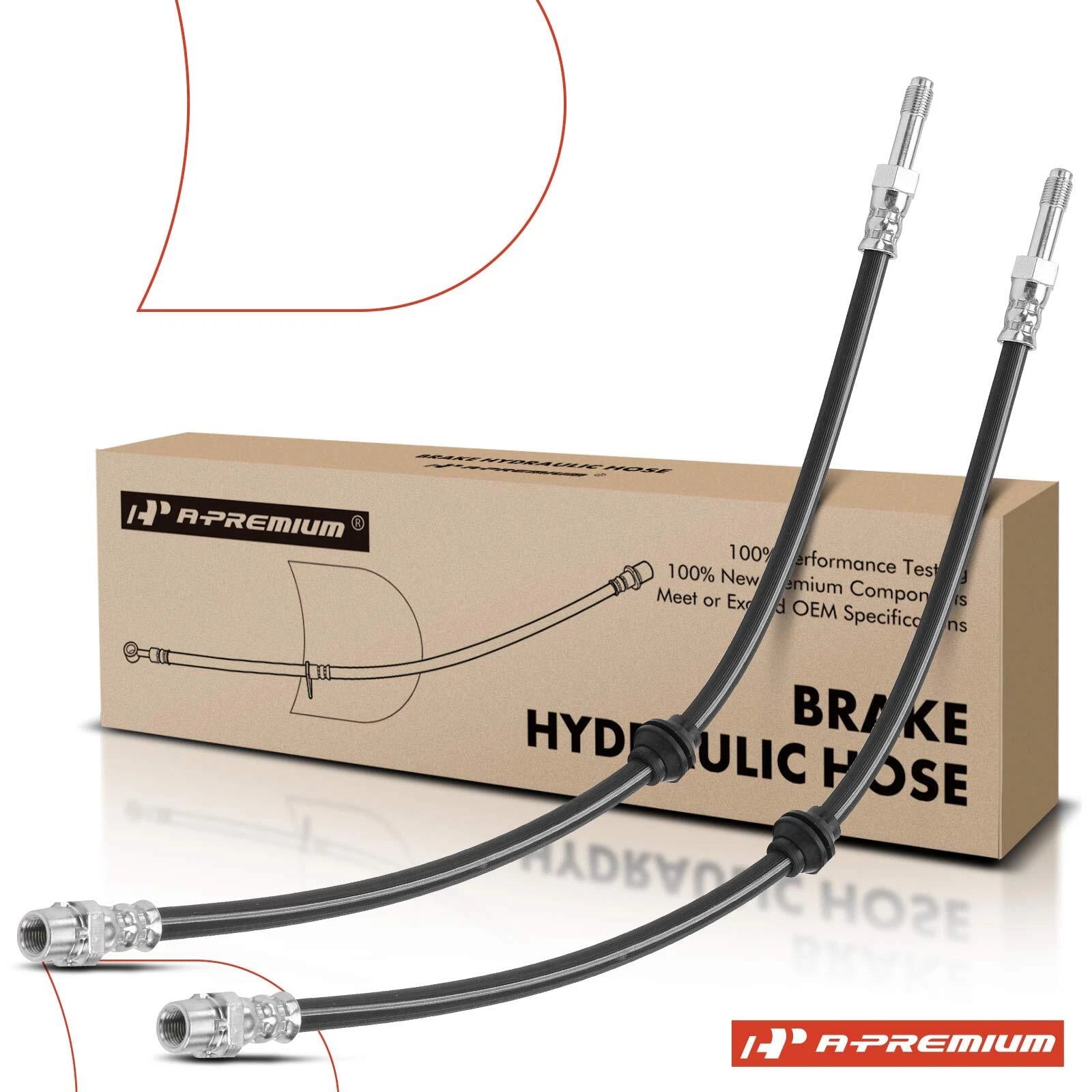 2X Front Brake Hydraulic Hose for BMW 325xi 330xi (2001–2005)