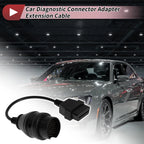OBD1 to OBD2 12V Car Diagnostic Connector Adapter Cable (38 Pin to 16 Pin)