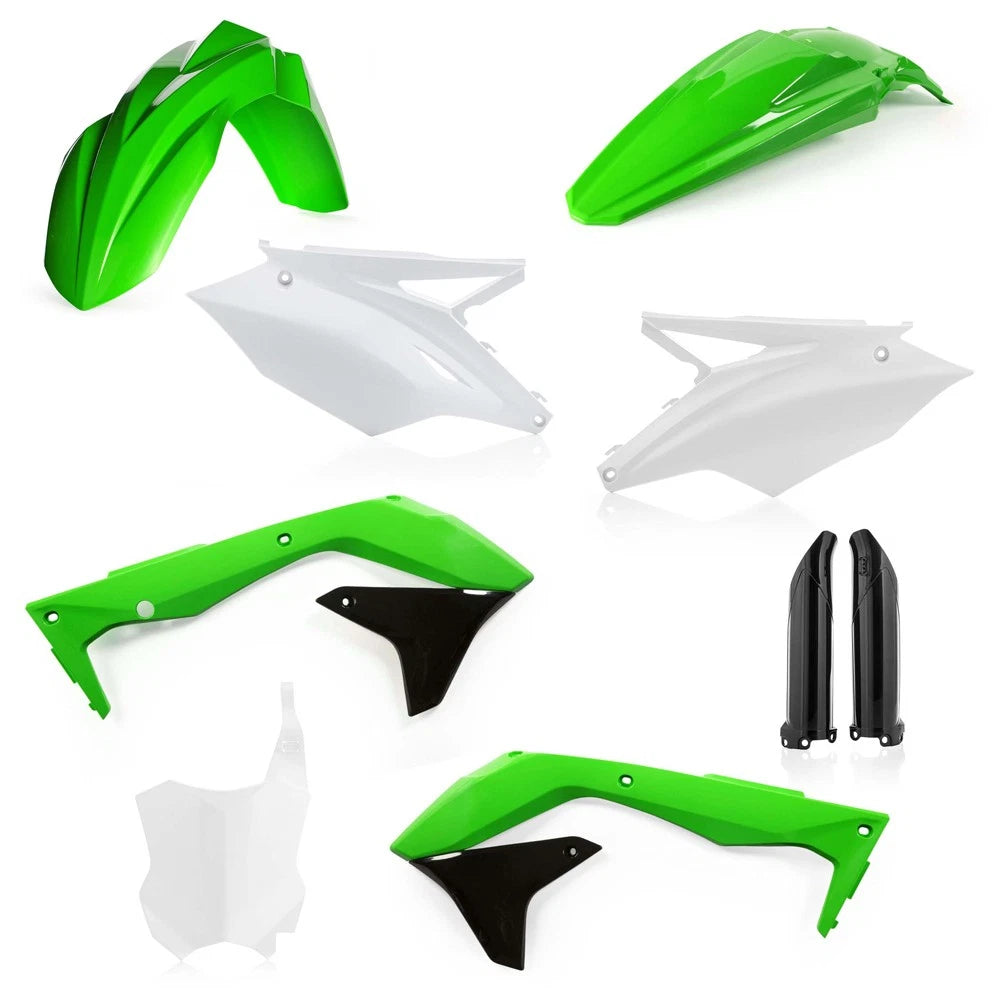 Acerbis Full Plastic Kit for Kawasaki KX450F (2016–2017) - Original Orange