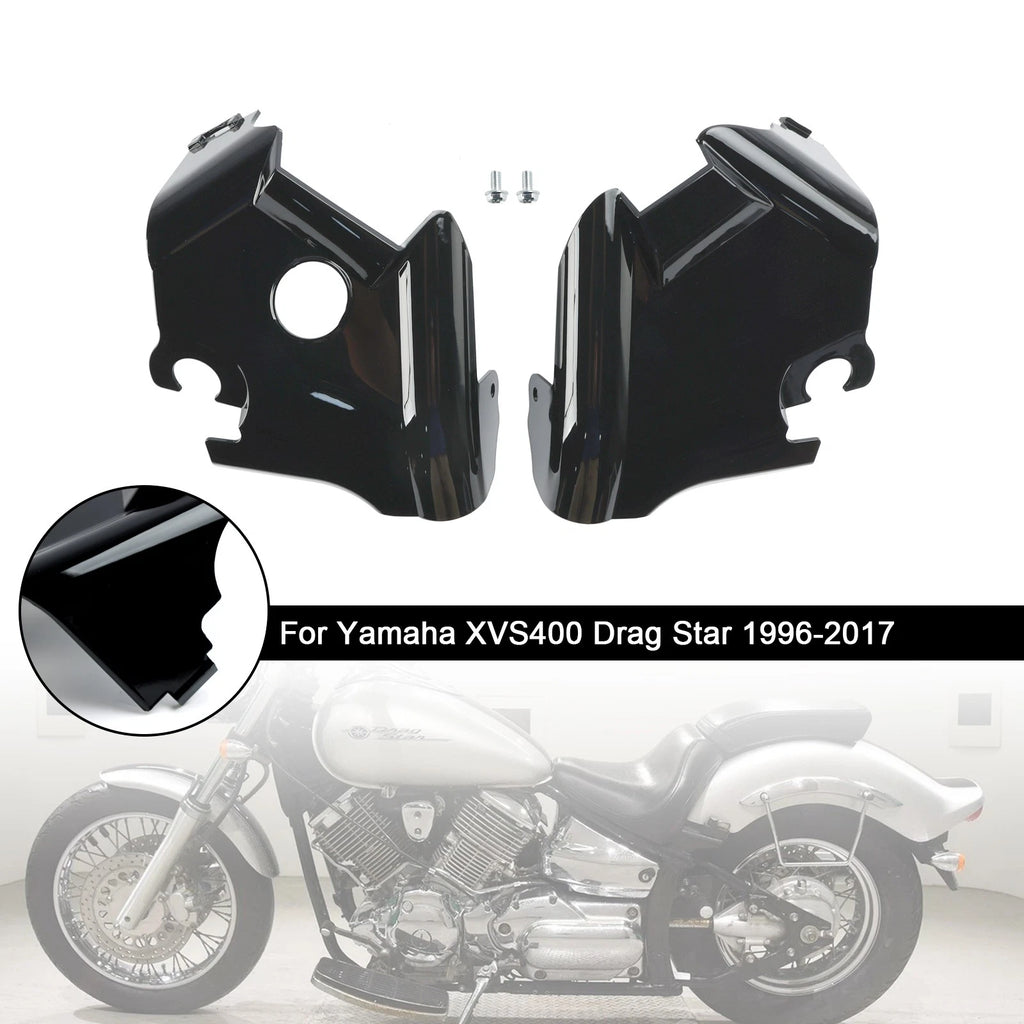 Fork Frame Neck Cover for Yamaha XVS400 XVS650 Drag Star V-Star (1997–2003) Black