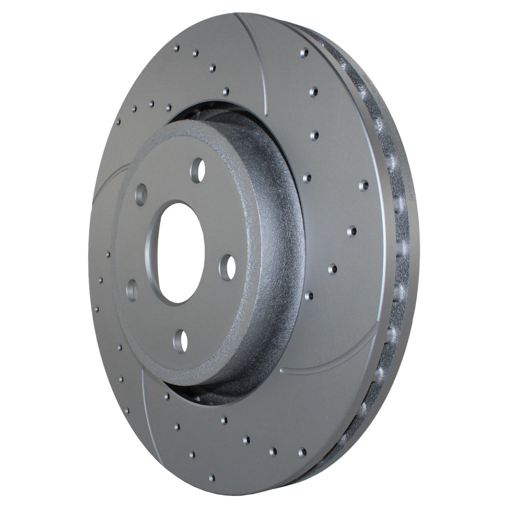 Front & Rear Brake Kit Drilled Disc Rotors & Bosch Pads for Dodge Jeep