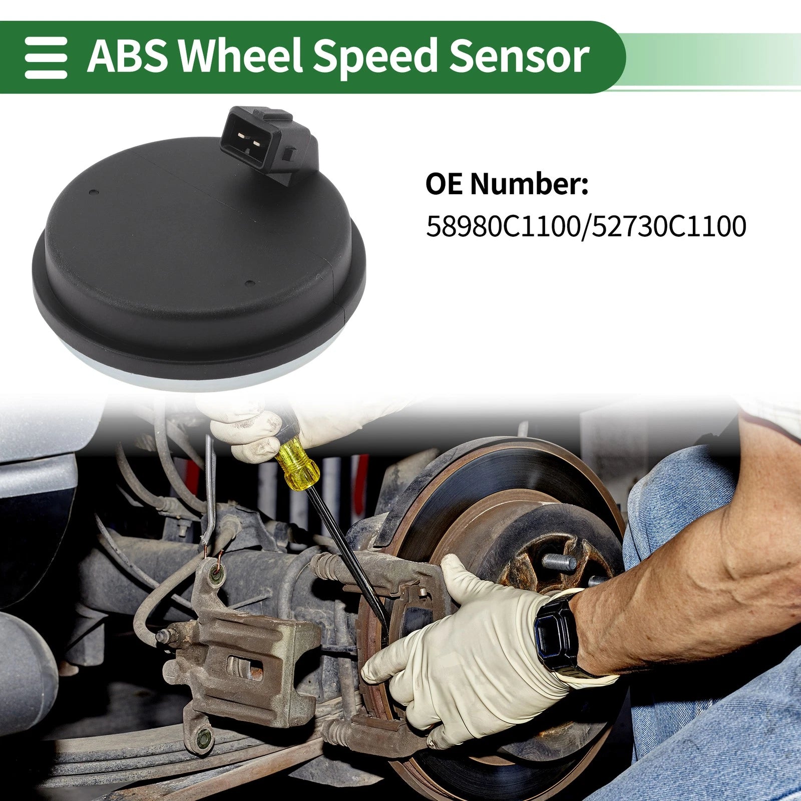 ABS Wheel Speed Sensor No. 58980C1100 for Hyundai Tucson (2016–2021)