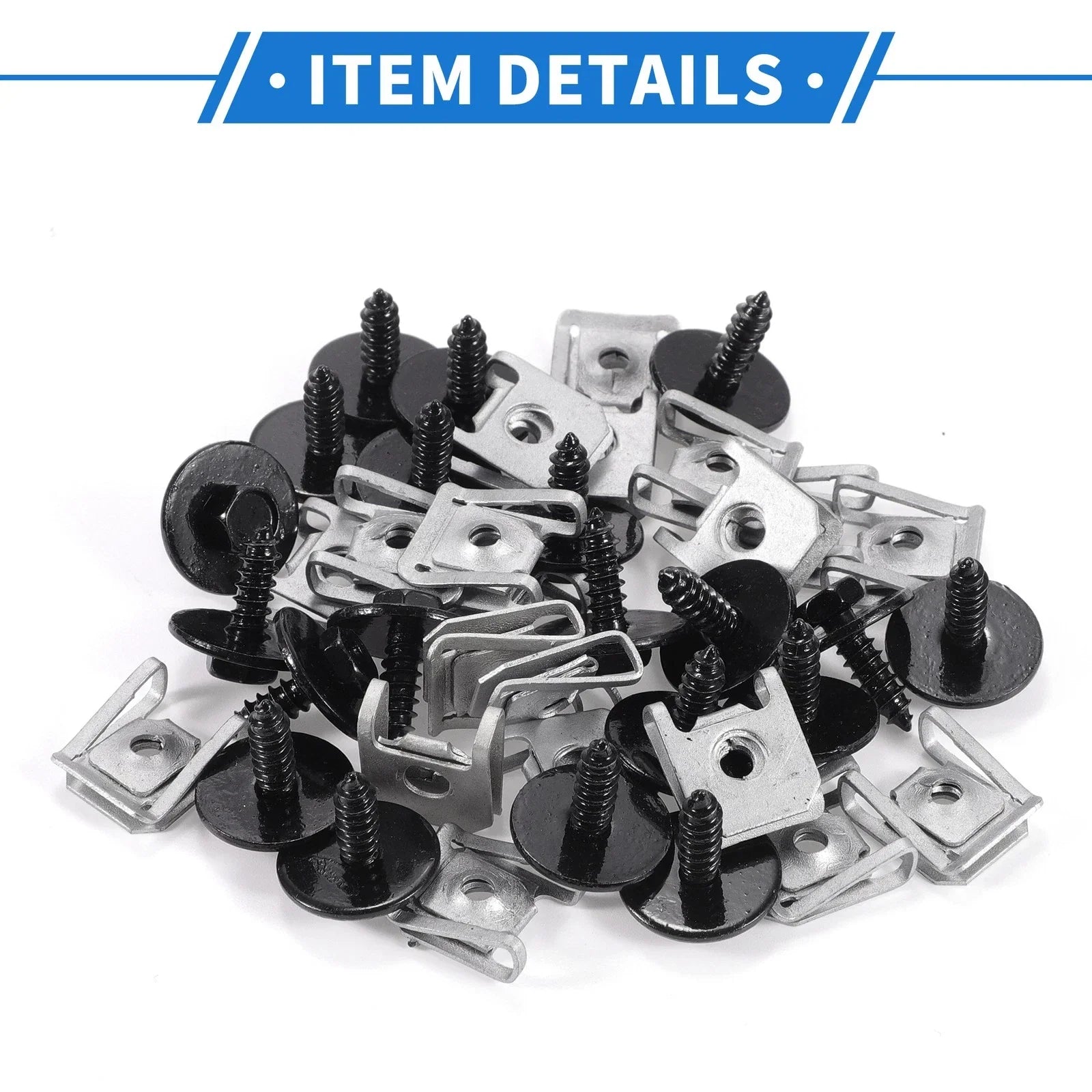 30 x Fender Liner Splash Shield Bumper Cover Screws for BMW 1 Series M (2011-2011)