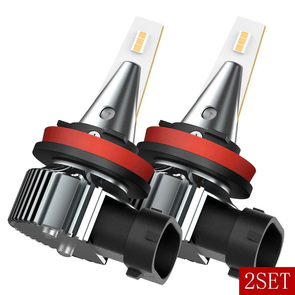 Set of 2 AUXITO H8 H11 H16 LED Fog Light Bulbs for Driving (4000LM)