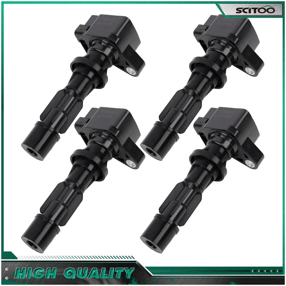 Set of 4 Ignition Coils for Ford Fusion Mercury Milan 2.3L (2006–2009) UF516