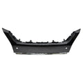 Replacement Black Chrome/Gloss Plastic Front Bumper Cover Finishing Panel