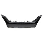 Replacement Black Chrome/Gloss Plastic Front Bumper Cover Finishing Panel