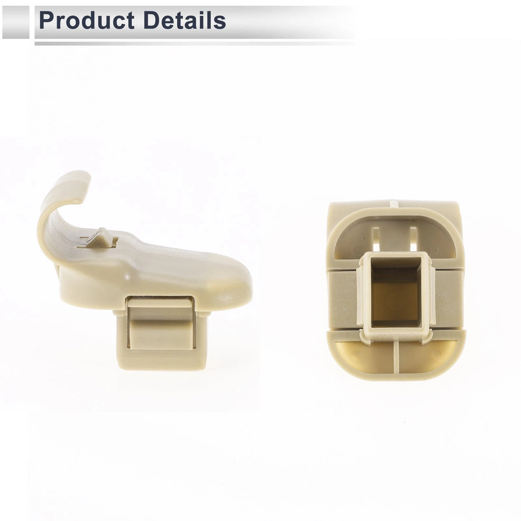 Sun Visor Holder Clip for Mazda 3 5 6 CX-7 CX-9 RX-8 MPV (No.LC6269261B77) Beige