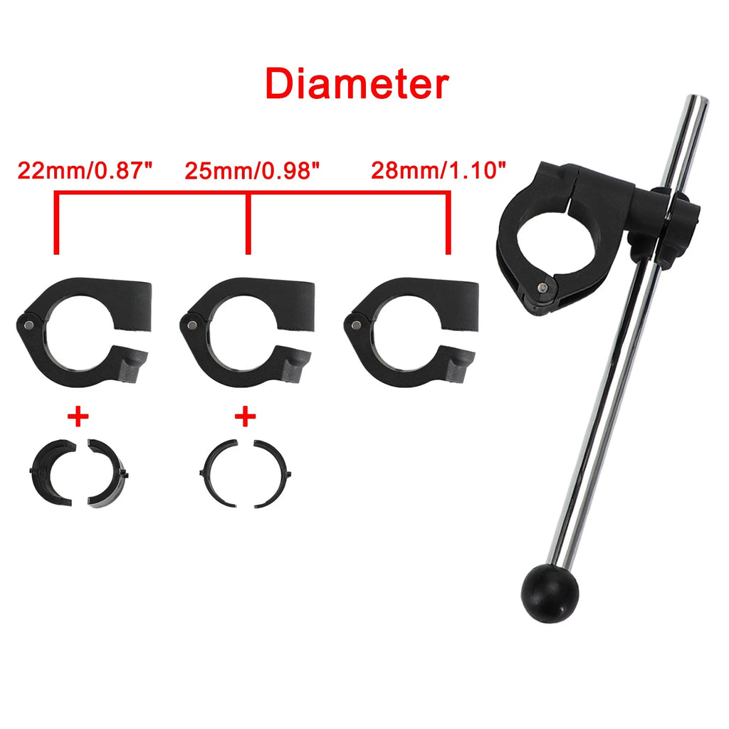 Adjustable Wind Screen Windshield for Universal Motorcycle (22MM, 25MM, 28MM)