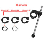 Adjustable Wind Screen Windshield for Universal Motorcycle (22MM, 25MM, 28MM)