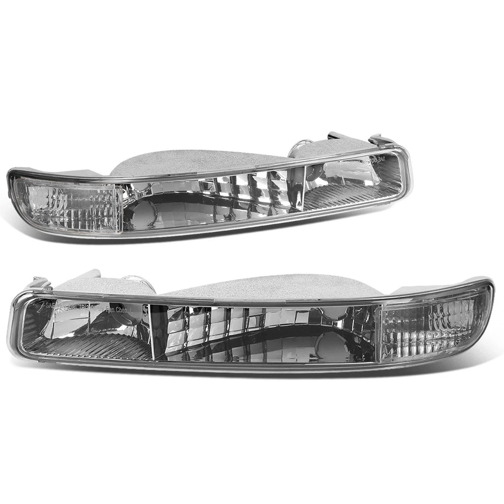 Bumper Signal Light for GMC Sierra/Yukon (1999–2006) Chrome Housing Clear Lens