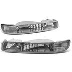 Bumper Signal Light for GMC Sierra/Yukon (1999–2006) Chrome Housing Clear Lens