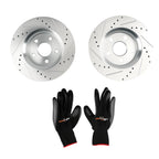 Front Left Right Brake Rotors Kit for Dodge Durango (2011–2020)