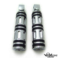 Chrome Edge Cut Footpegs for Yamaha V-Star 1000 650 Royal Star V-Max Virago (1999–2019)