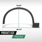 Set of 2 Front Fender Flare Trim Molding for BMW X3 X4 (2011–2018)