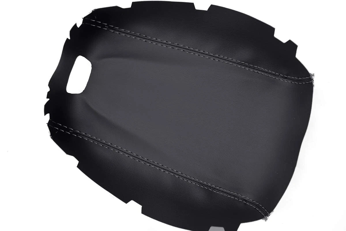 Leather Console Lid Armrest Cover for Acura RL (1996–2003) Gray Stitch