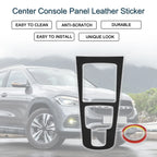 Center Console Panel Sticker for Mercedes-Benz GLA / GLB / EQA (2020–2023) Matte Black