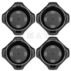 Set of 4 Black Center Wheel Hub Caps 1525221-655 for Polaris RZR XP 1000 (2024–2025)