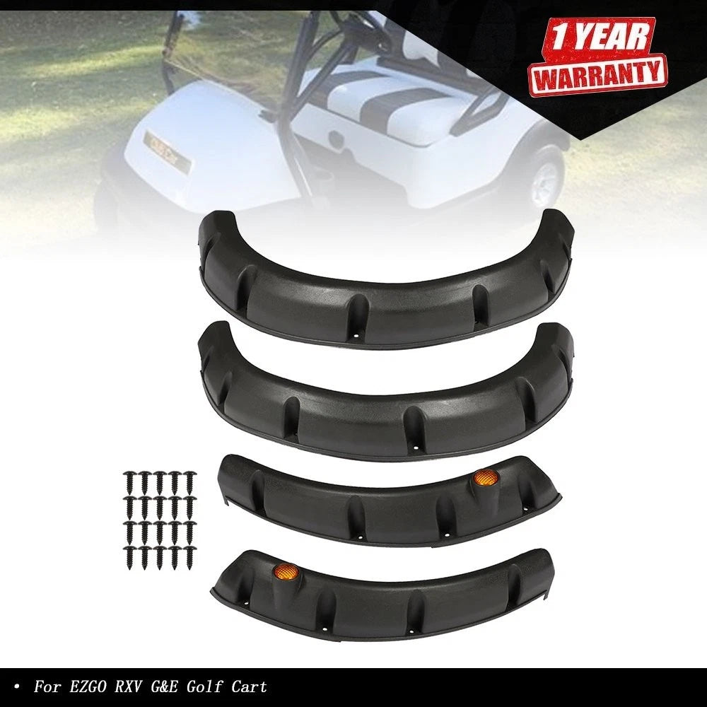 Fender Flares for EZGO RXV Golf Cart (2008–2015) Front and Rear