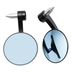 Pair CNC Bar End Rearview Side Mirrors for Motorcycle (7/8")