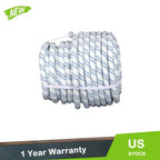 Double Braided Polyester Rope for Rigging (120' x 1/2" & 3/4")