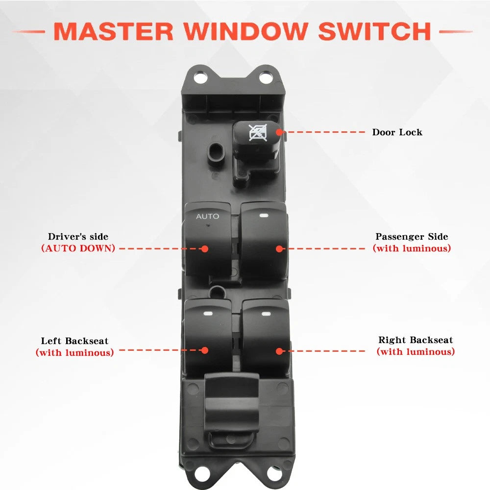 Driver Side Master Power Window Control Switch for Subaru Legacy Outback (2005–2009)