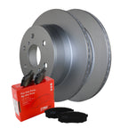 Rear Brake Kit 345mm Disc Rotors TRW Pro Ceramic Pads for Cadillac Chevrolet GMC