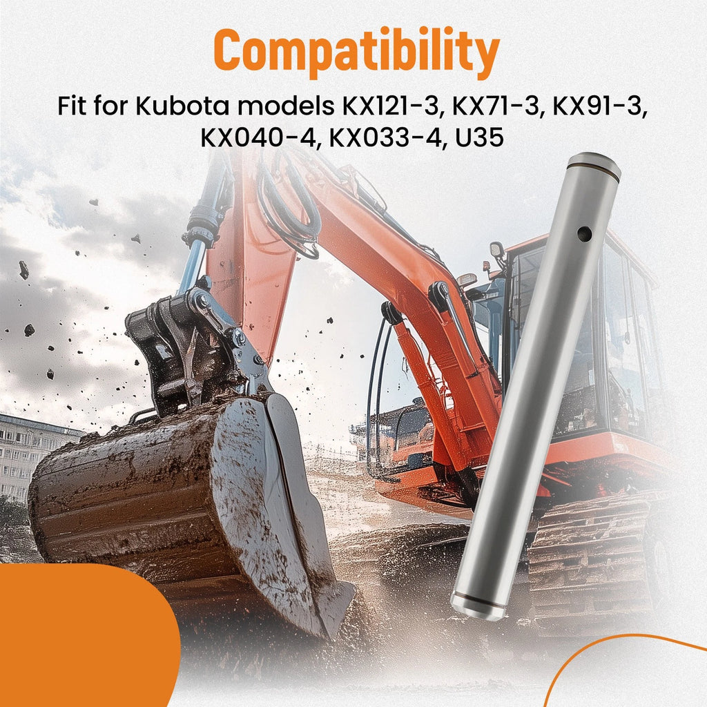 Greaseable Main Thumb Pin for Kubota KX121 KX91 KX71 KX033-4 KX040-4 U35