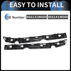 1 Pair Rear Bumper Retainer Bracket No. 866131W000 for Kia Rio (2012–2017)