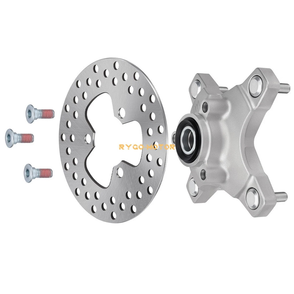 Front Wheel Hub & Brake Disc Rotor Set for Honda TRX250X TRX400X (2009–2014)