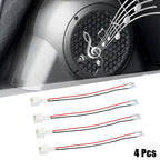 Set of 4 Car Speaker Connector Wire Harness Adapters for Nissan Infiniti